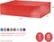 ift Box 13x9.7x3.4 Inches, Large Red Gift Box with Lid for Presents, Mom Day Magnetic Shirt Gift Boxes for Clothes (Glossy Metallic Red, Dot Design Inside)